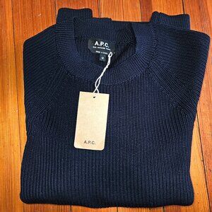 A.P.C. APC Basket Knit Crew Sweater [Size Medium]